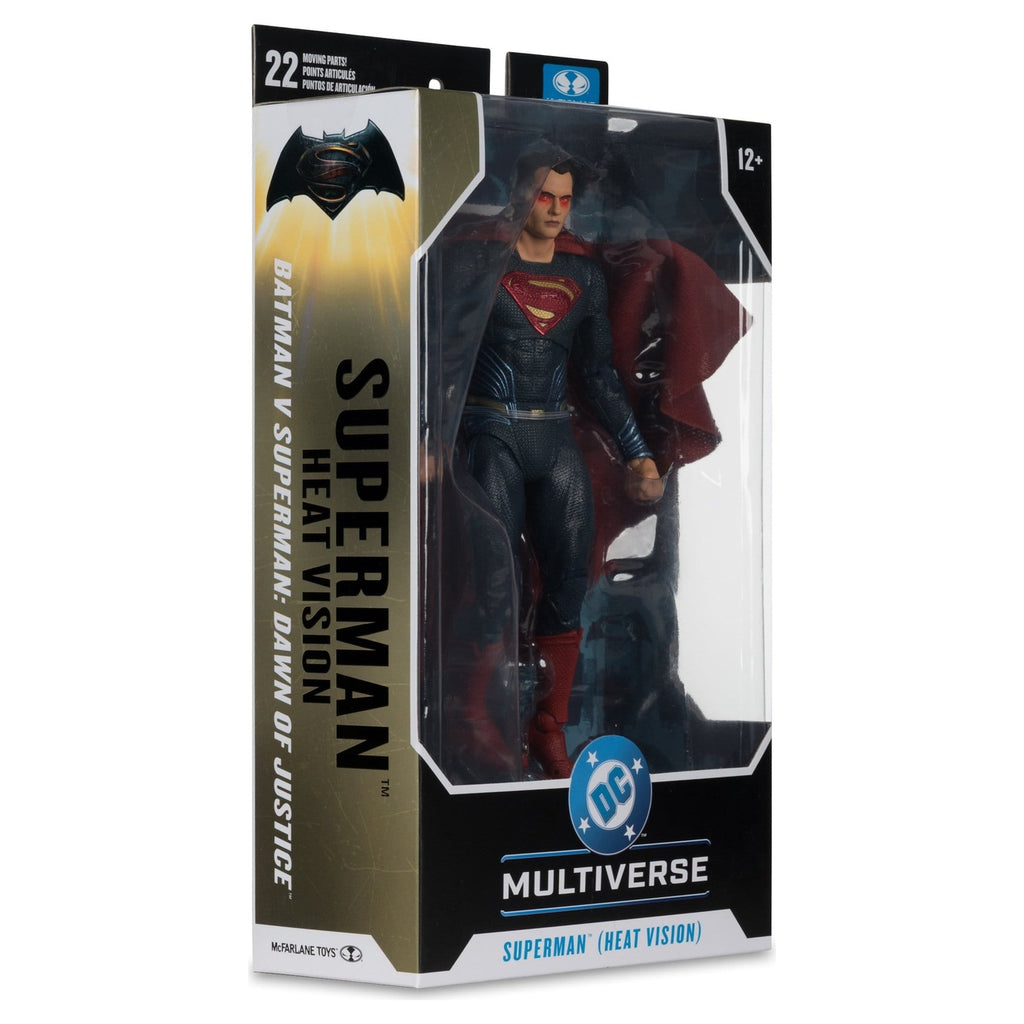 Imagen del producto Batman v Superman: El amanecer de la justicia (2016) Edición Cinematográfica DC Figura de acción Superman (Heat Vision) 19 cm