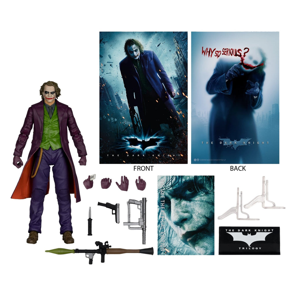 Imagen del producto The Dark Knight DC Multiverse Deluxe Theatrical Edition Figura de acción Joker 18 cm
