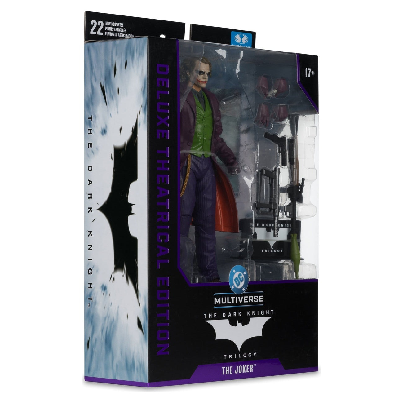 Imagen del producto The Dark Knight DC Multiverse Deluxe Theatrical Edition Figura de acción Joker 18 cm