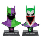 Imagen del producto Batman DC Direct Mini Réplica 1/3 Pack de 2 Máscaras de Batman Hush & Knightfall (Jokerized) (Gold Label) 18 cm