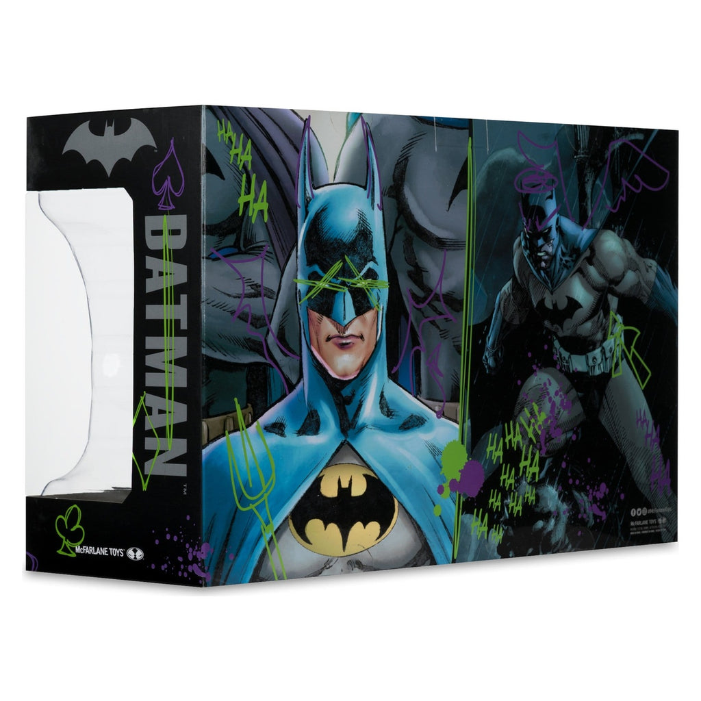 Imagen del producto Batman DC Direct Mini Réplica 1/3 Pack de 2 Máscaras de Batman Hush & Knightfall (Jokerized) (Gold Label) 18 cm