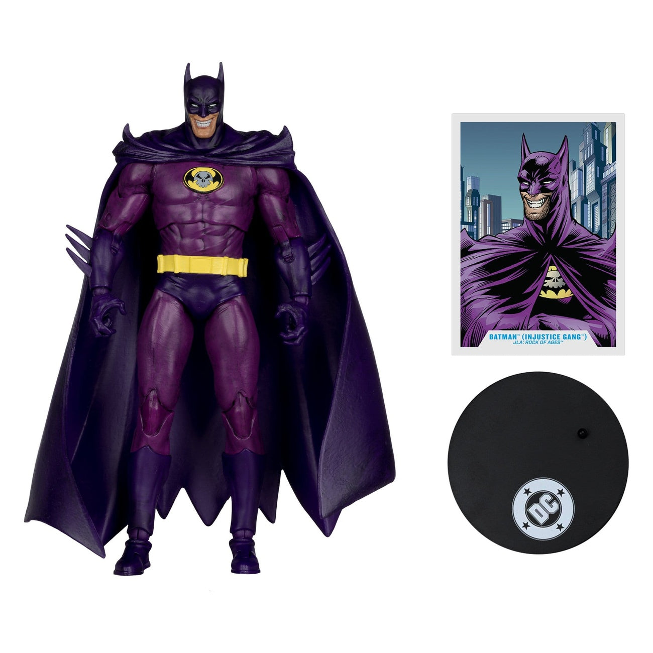 Imagen del producto Figura de acción DC Multiverse Batman (Injustice Gang) (JLA: Rock of Ages) (Red Platinum Edition) 18 cm