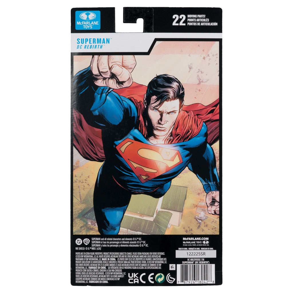 Imagen del producto DC Multiverse Figura de acción Superman (Rebirth) (Blister Card) 18 cm