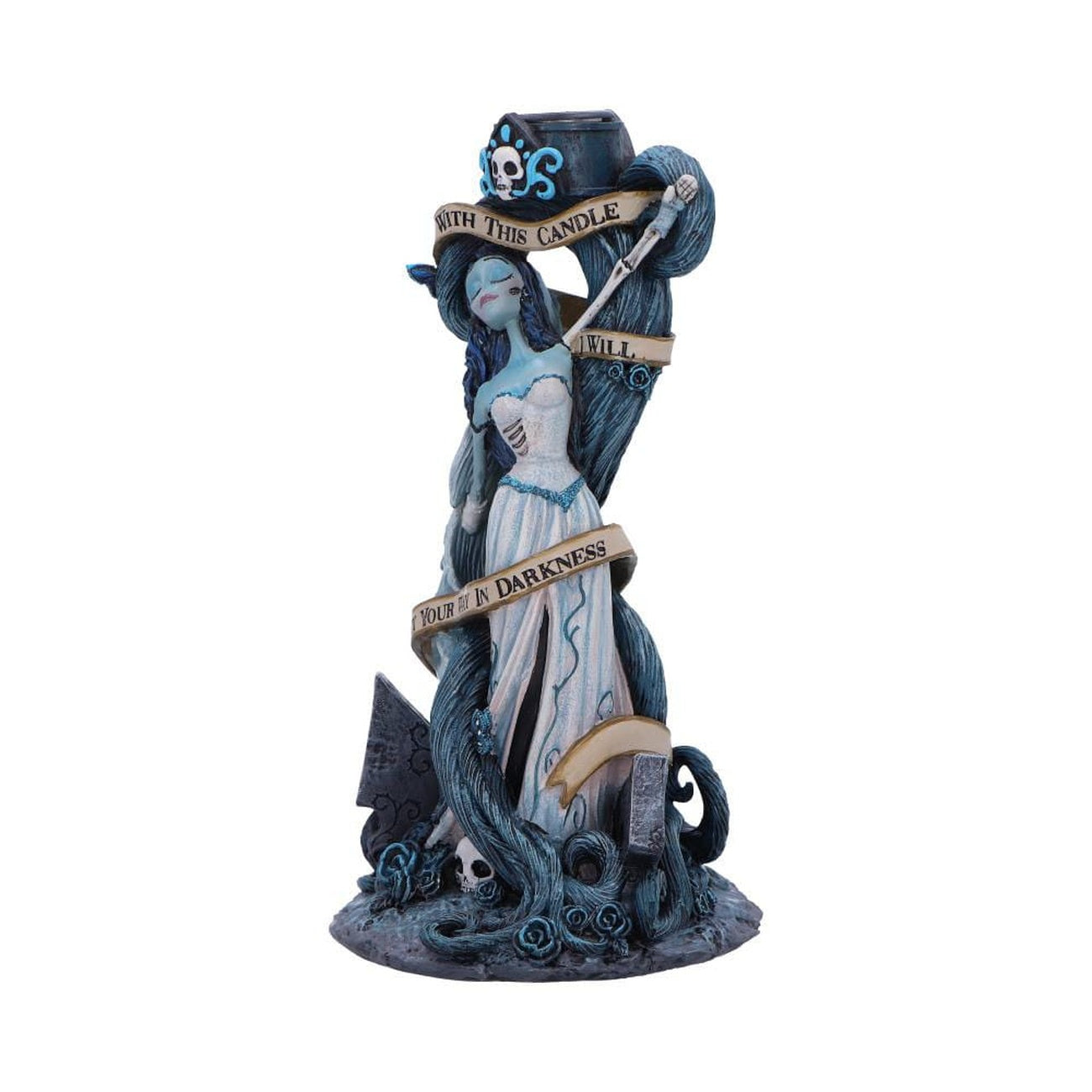 Imagen del producto La novia cadáver – Candelabro With This Candle Vow 19 cm