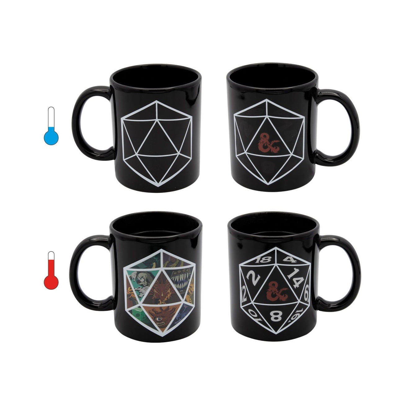 Imagen del producto Taza Dungeons & Dragons con efecto térmico Magic