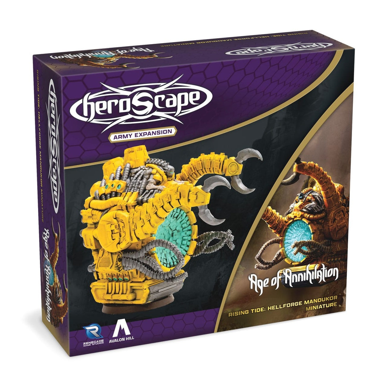 Imagen del producto Heroscape Expansión Rising Tide - Hellforge Mandukor Army *Versión inglesa*