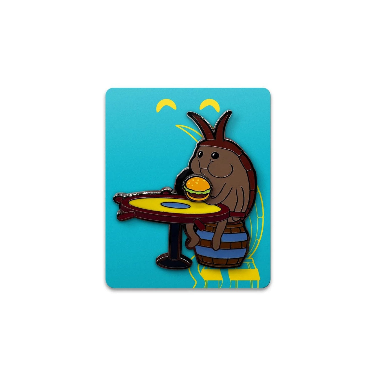 Imagen del producto Pin cucaracha de Bob Esponja 5 cm