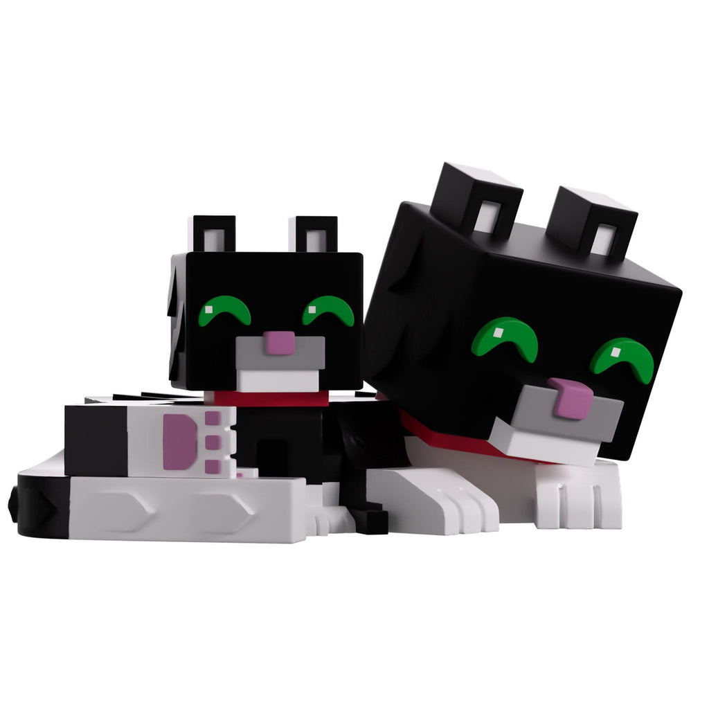 Imagen del producto Figura de vinilo Minecraft Tuxedo Cat 6 cm