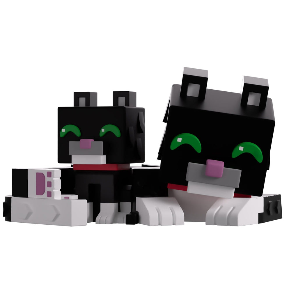 Imagen del producto Figura de vinilo Minecraft Tuxedo Cat 6 cm