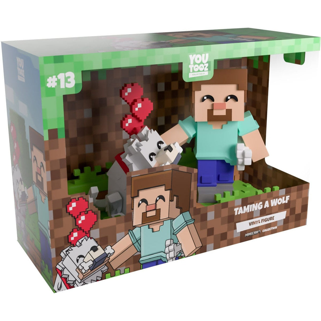 Imagen del producto Figura de vinilo Minecraft Taming a Wolf 10 cm