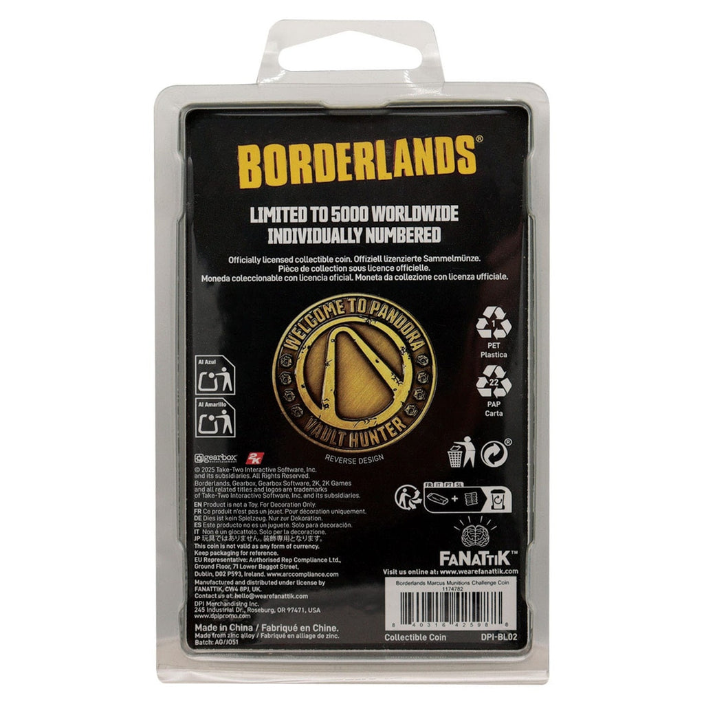 Imagen del producto Borderlands Moneda coleccionable Marcus Munitions Edición Limitada