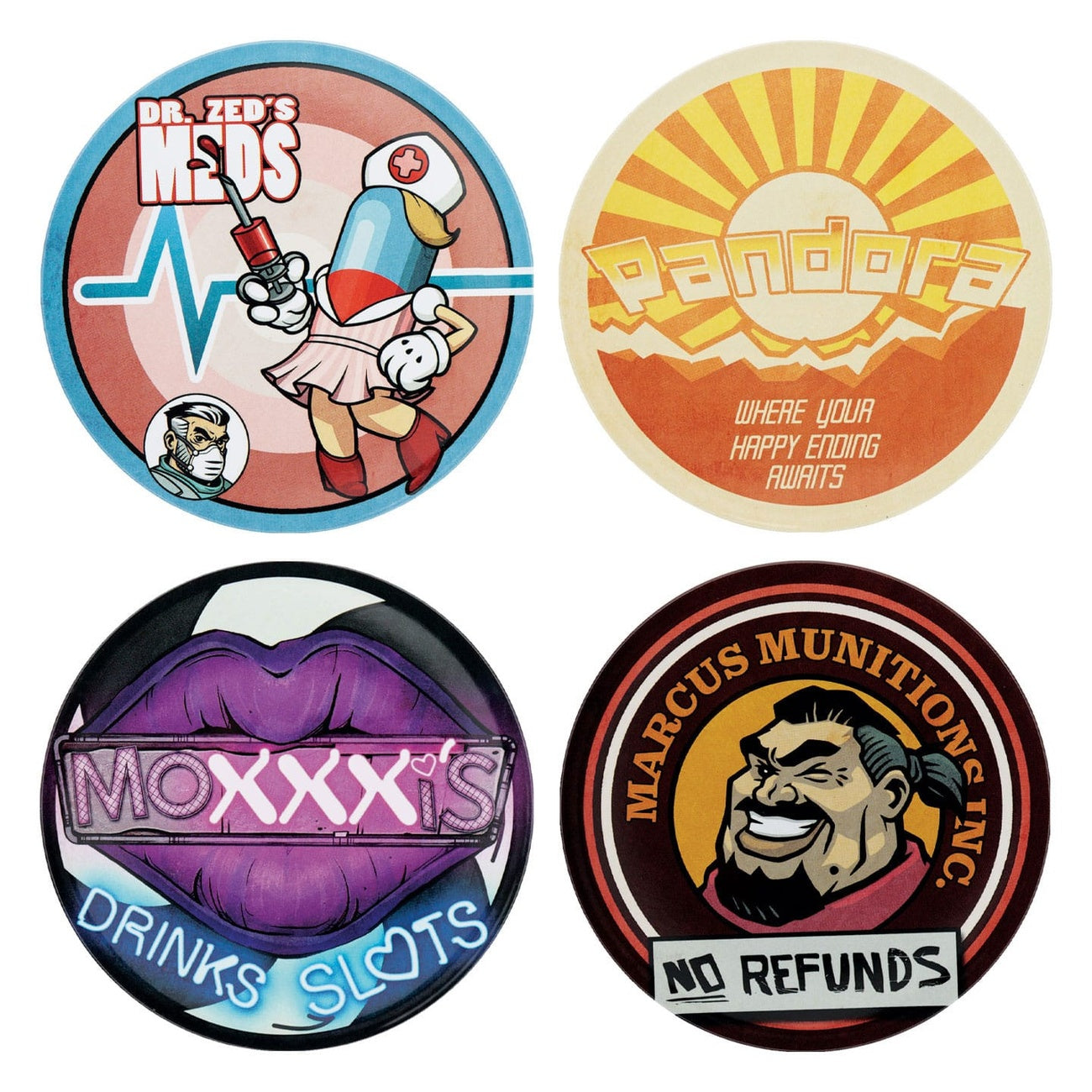 Product image Borderlands Coaster 4-Pack