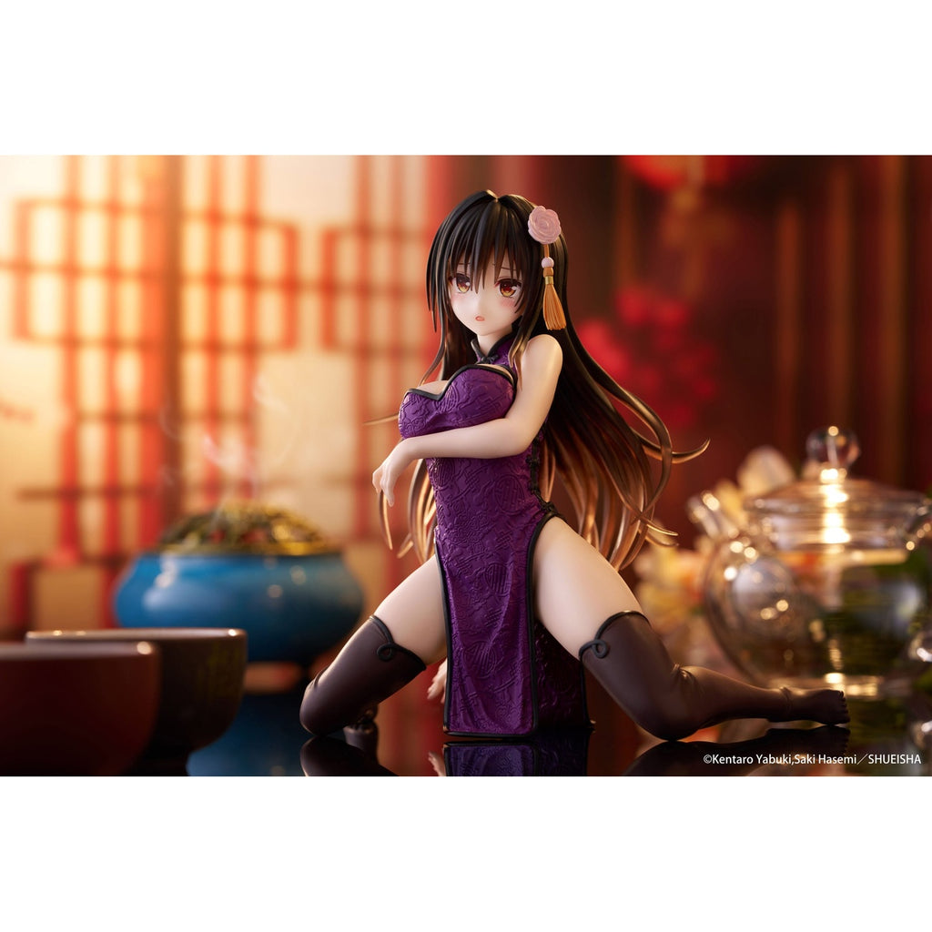 Imagen del producto To Love Ru Darkness Desktop Cute Estatua PVC Yui Kotegawa (Chinese Dress Ver.) 13 cm