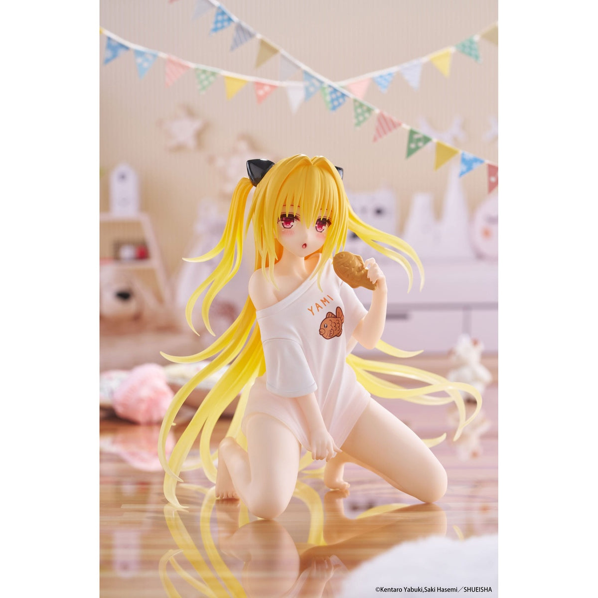 Imagen del producto To Love-Ru Darkness Estatua PVC Desktop Cute Figure Golden Darkness Roomwear Ver. 13 cm