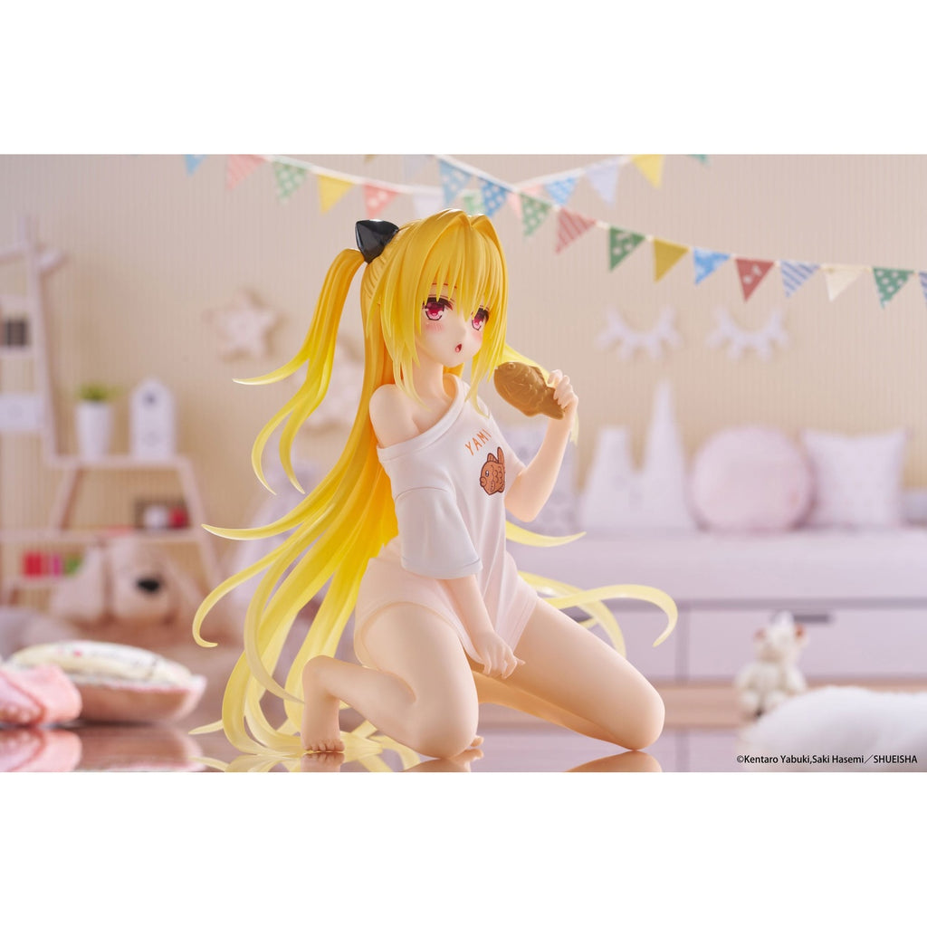 Imagen del producto To Love-Ru Darkness Estatua PVC Desktop Cute Figure Golden Darkness Roomwear Ver. 13 cm
