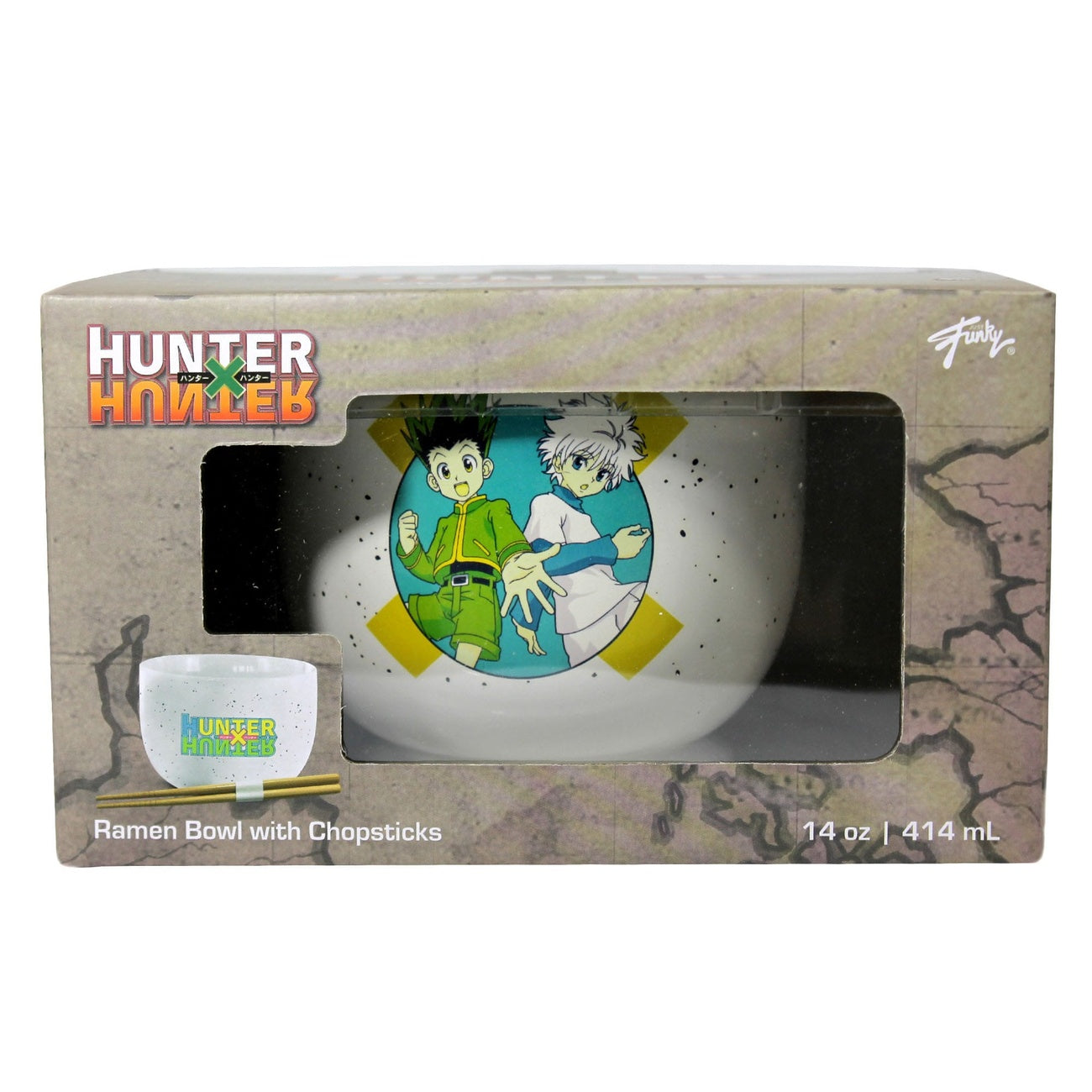 Imagen del producto Bol de ramen Hunter x Hunter con palillos 414 ml
