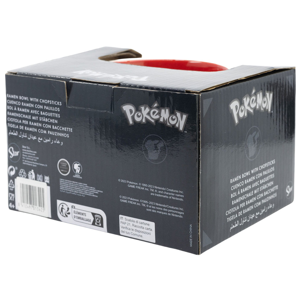 Imagen del producto Bol de ramen Pokémon con palillos Face