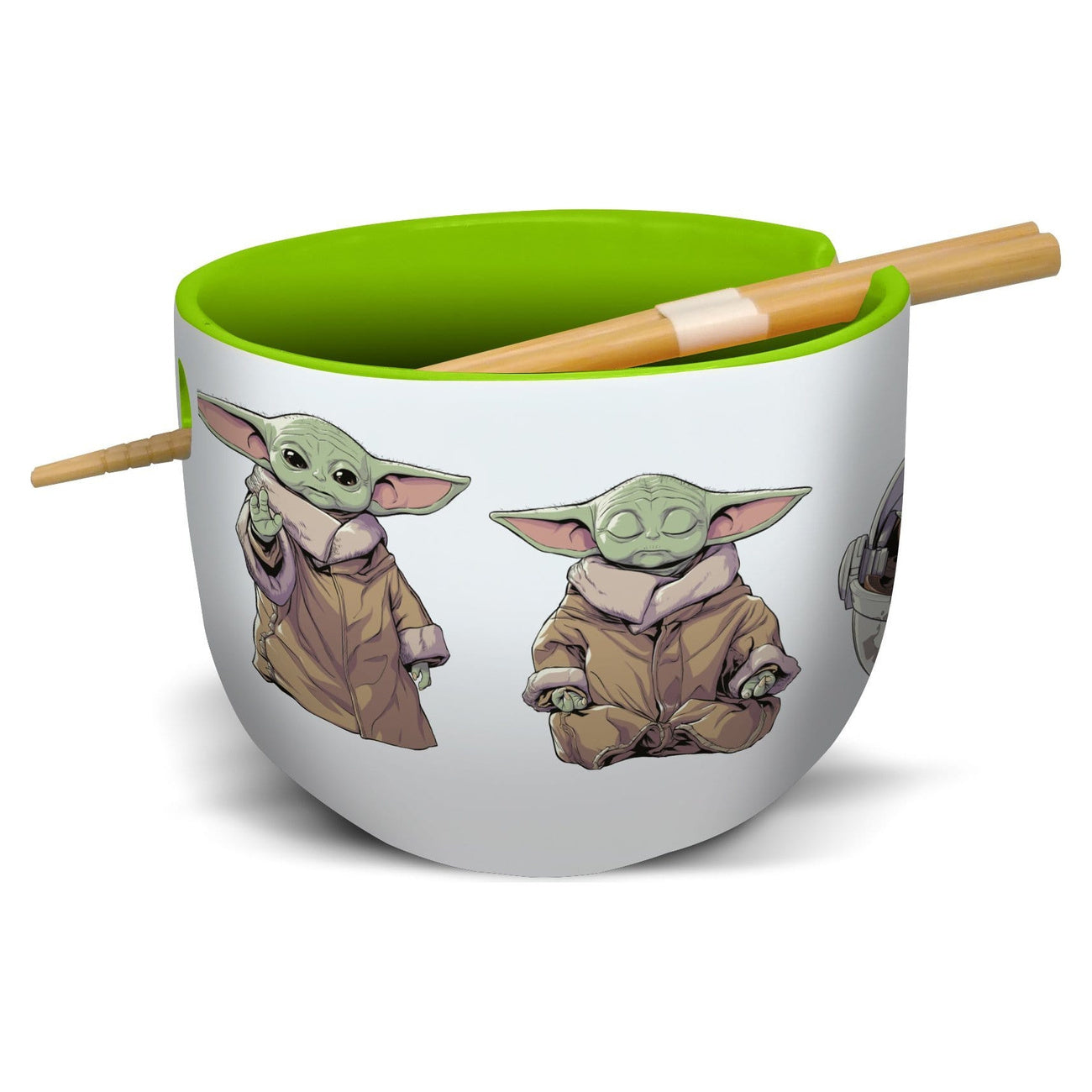 Imagen del producto Star Wars: The Mandalorian Cuenco para ramen con palillos Grogu