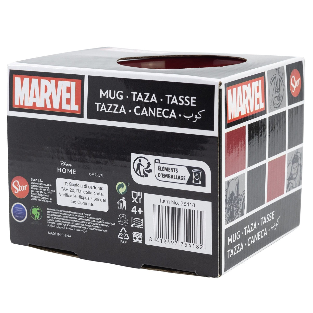 Imagen del producto Taza Marvel Collage 380 ml