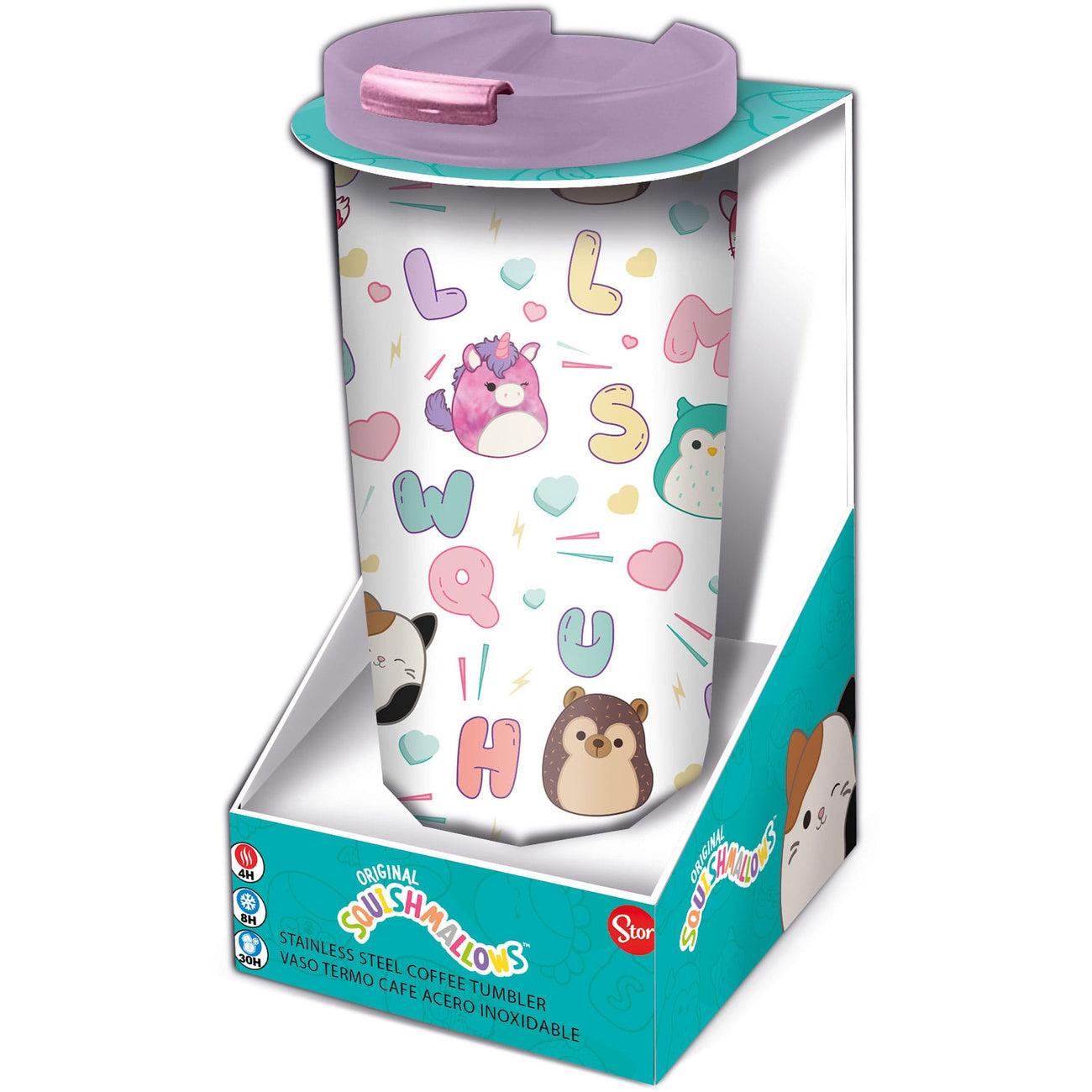 Imagen del producto Taza de viaje de acero inoxidable Squishmallows Character