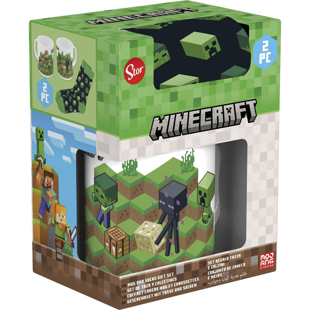Imagen del producto Minecraft Set de Taza y Calcetines