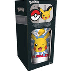 Imagen del producto Pokémon vaso de cristal Tumbler con pajitas Pikachu 485 ml