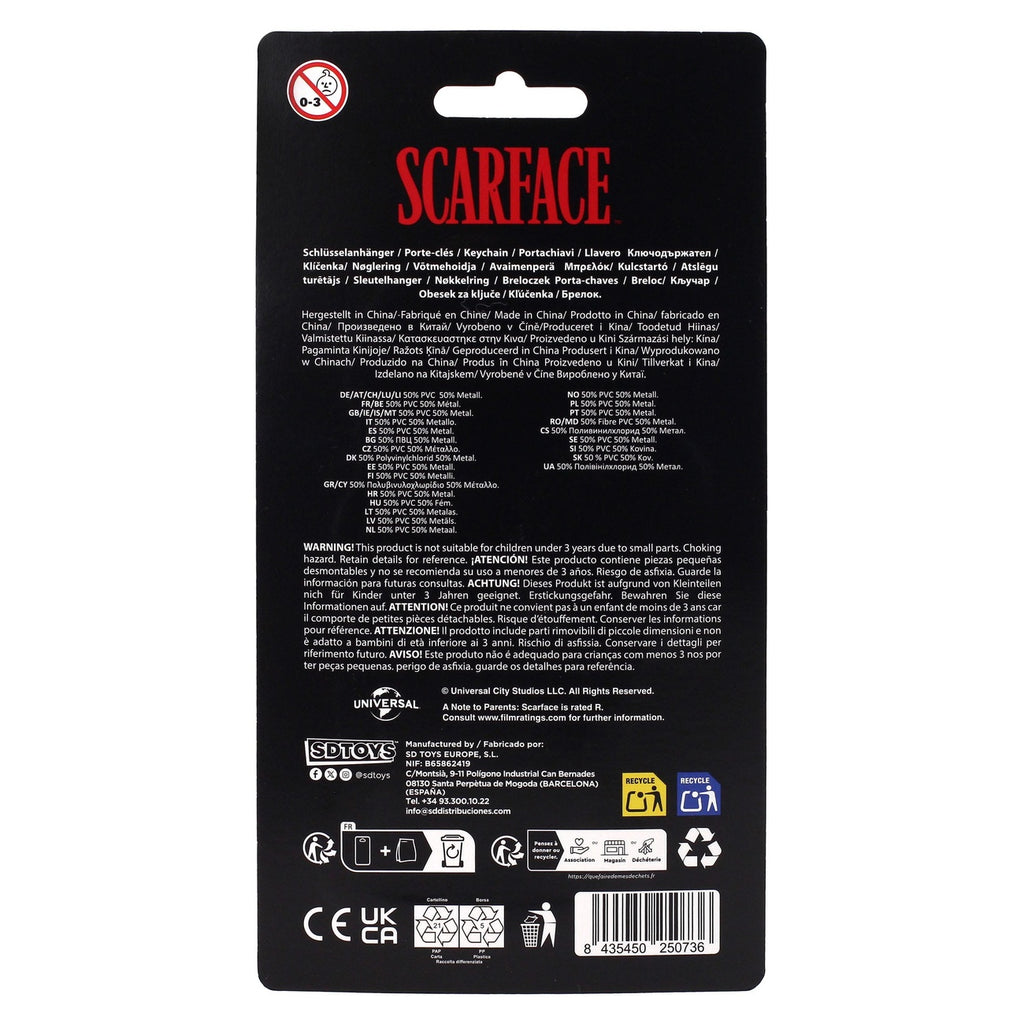 Product image Scarface Keychain The World is Yours 2 cm
