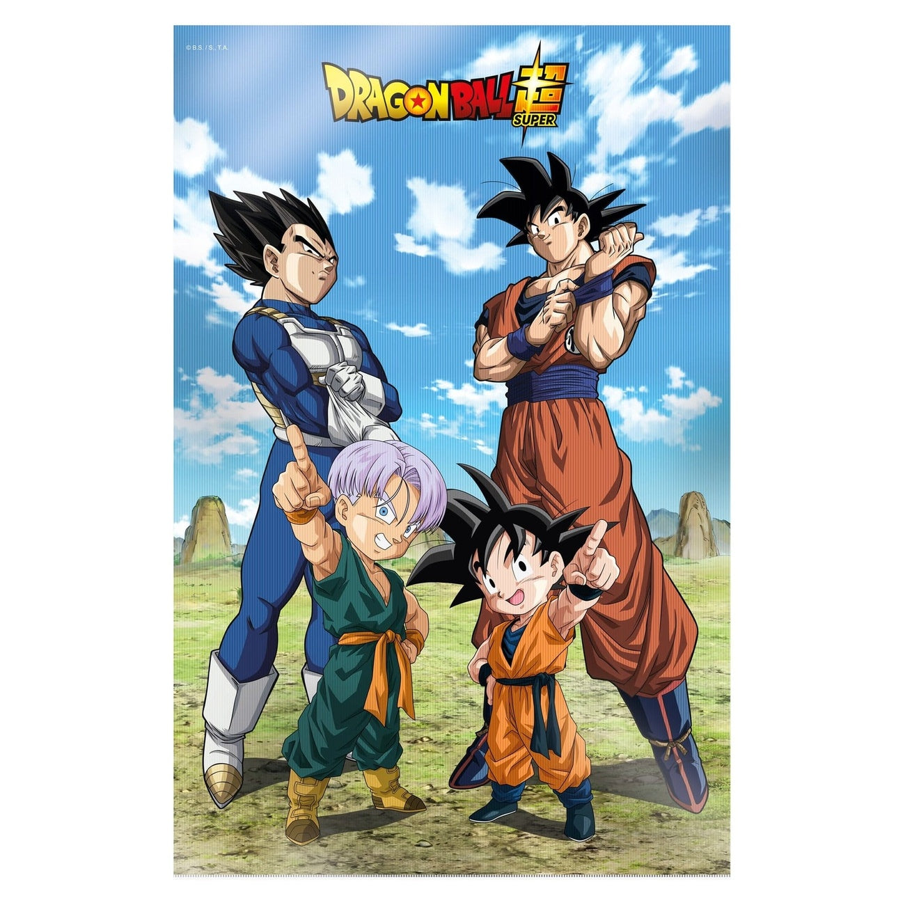 Imagen del producto Dragon Ball Super Póster 3D Battle of Gods Goku Vegeta Familia 38 x 58 cm