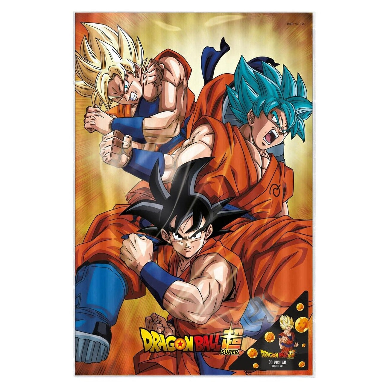 Imagen del producto Dragon Ball Super Póster 3D Champa Goku 38 x 58 cm