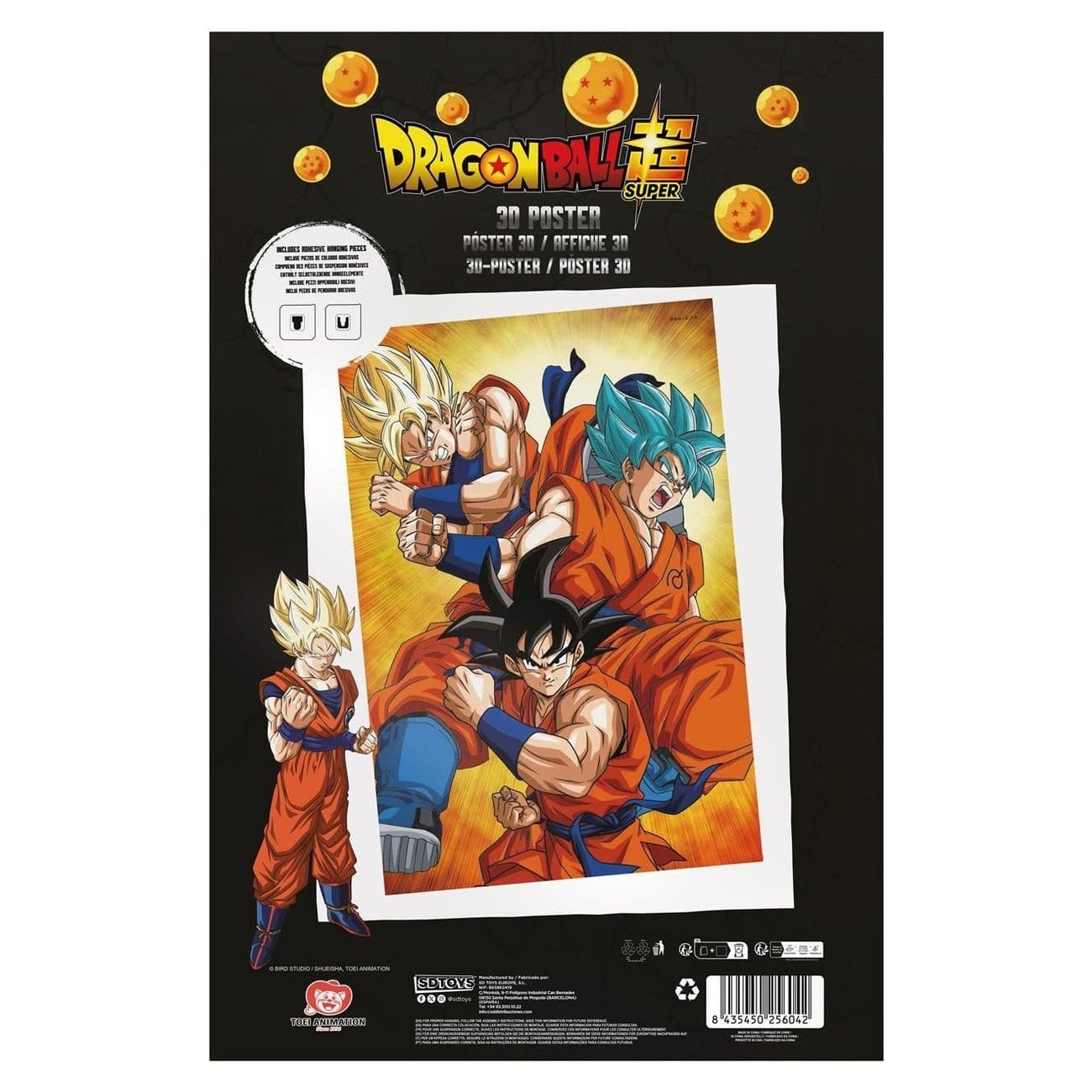 Imagen del producto Dragon Ball Super Póster 3D Champa Goku 38 x 58 cm
