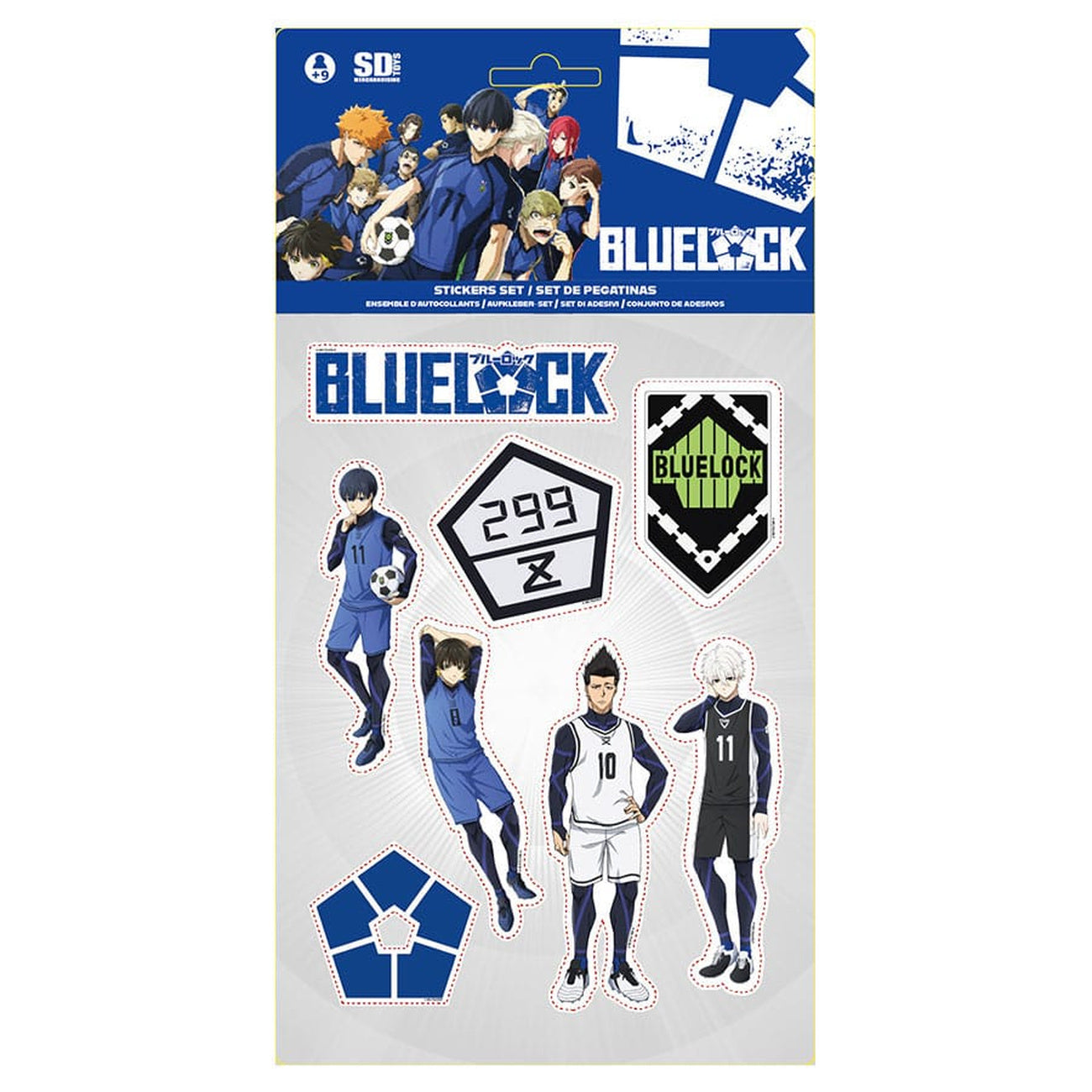 Imagen del producto Set de pegatinas Blue Lock
