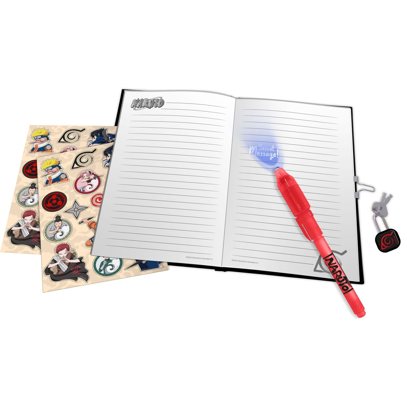 Imagen del producto Naruto Set de diario con cerradura