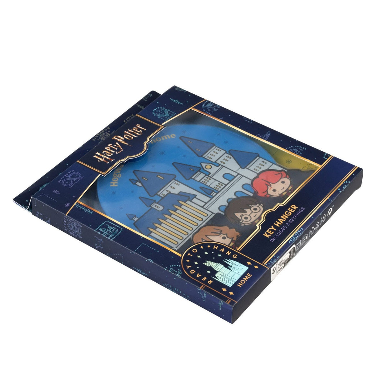 Imagen del producto Perchero para llaves Harry Potter incl. 3 llaveros