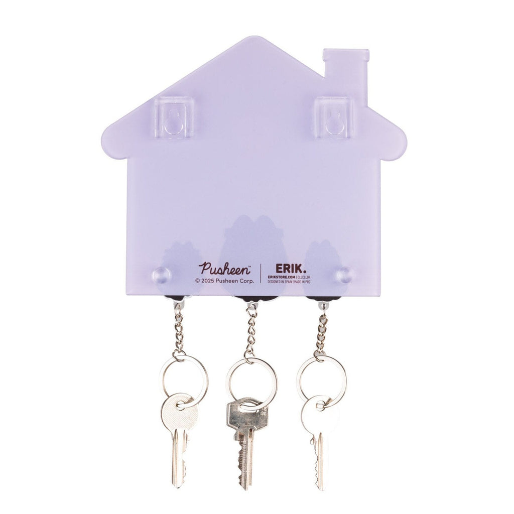Imagen del producto Perchero para llaves Pusheen incl. 3 llaveros