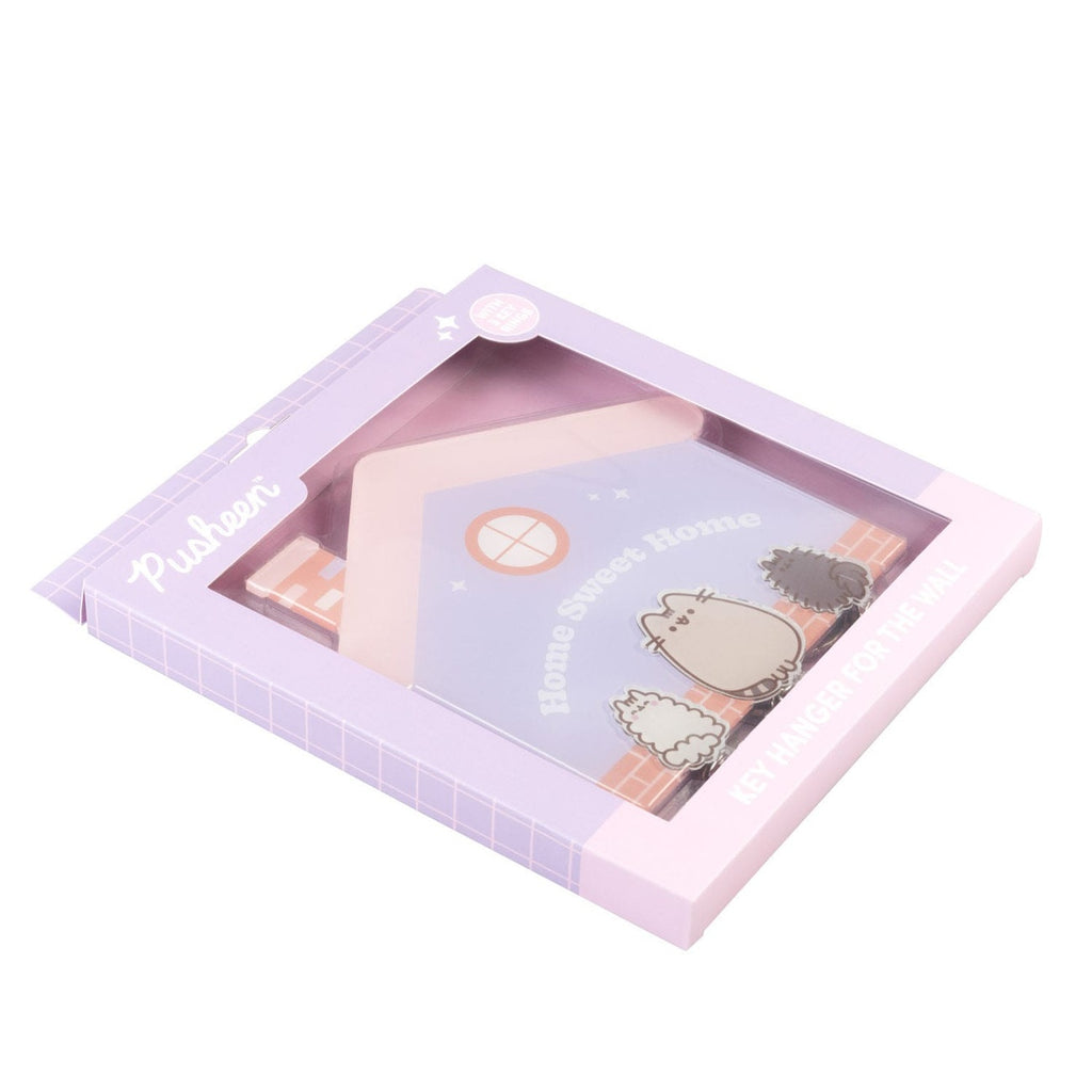 Imagen del producto Perchero para llaves Pusheen incl. 3 llaveros