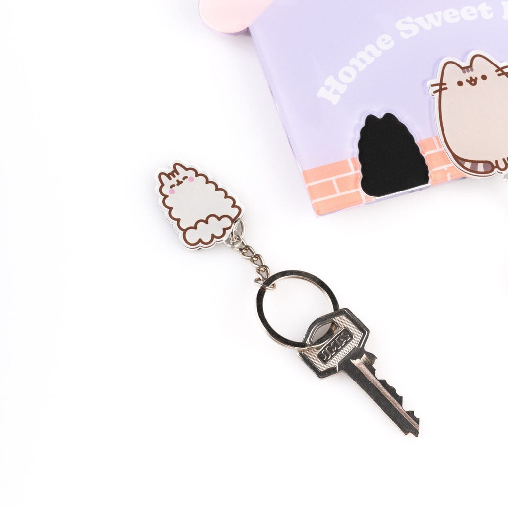 Imagen del producto Perchero para llaves Pusheen incl. 3 llaveros