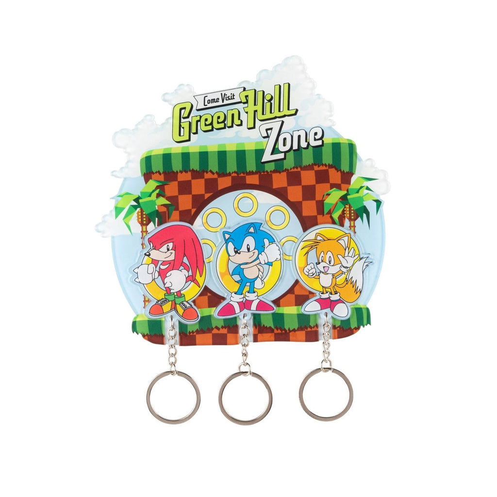 Imagen del producto Sonic the Hedgehog perchero para llaves incl. 3 llaveros