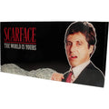 Product image Scarface Glass Poster The World Is Yours (Black Background) 60 x 30 cm