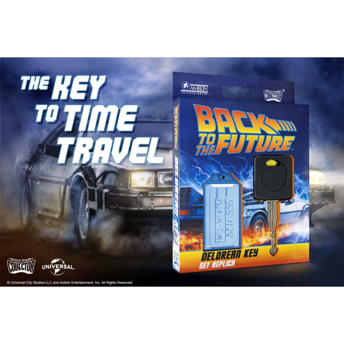 Imagen del producto Regreso al Futuro Réplica 1:1 Llave del coche DeLorean