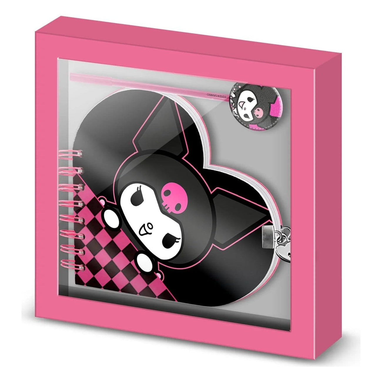 Imagen del producto Set de regalo cuaderno Hello Kitty con bolígrafo Kuromi Chess