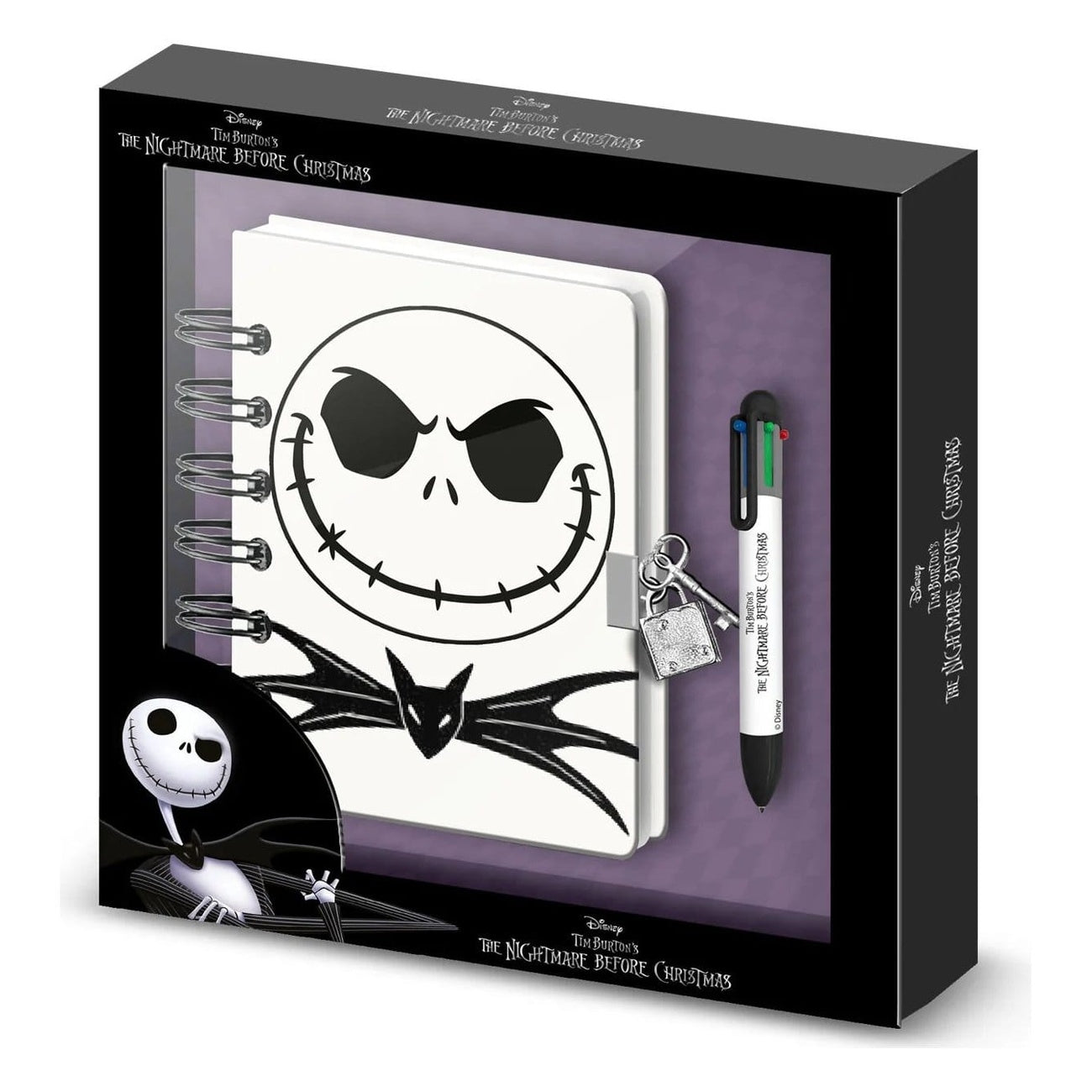 Imagen del producto Set de regalo Nightmare Before Christmas cuaderno con bolígrafo Jack