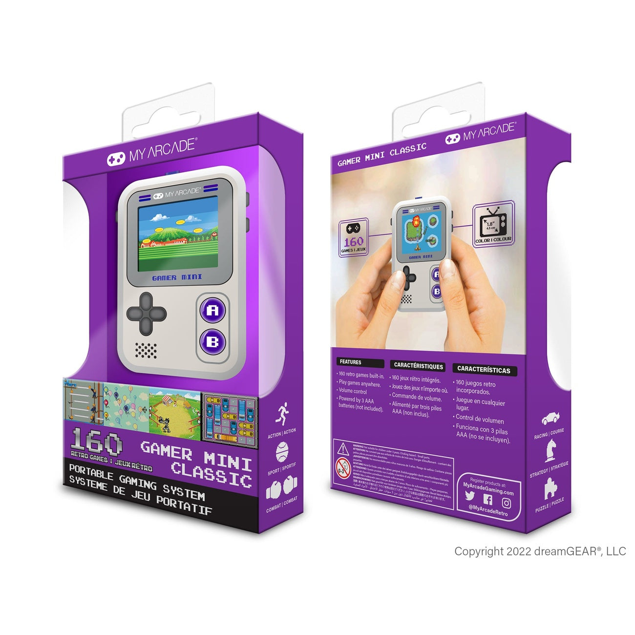Imagen del producto Consola de juegos portátil My Arcade Gamer Mini Classic