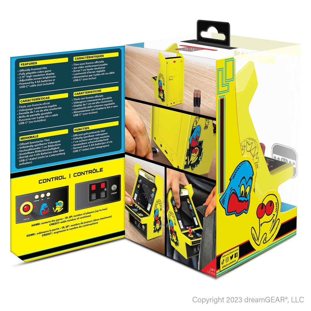 Imagen del producto Consola portátil Pac-Man Retro Arcade Micro Player Pro