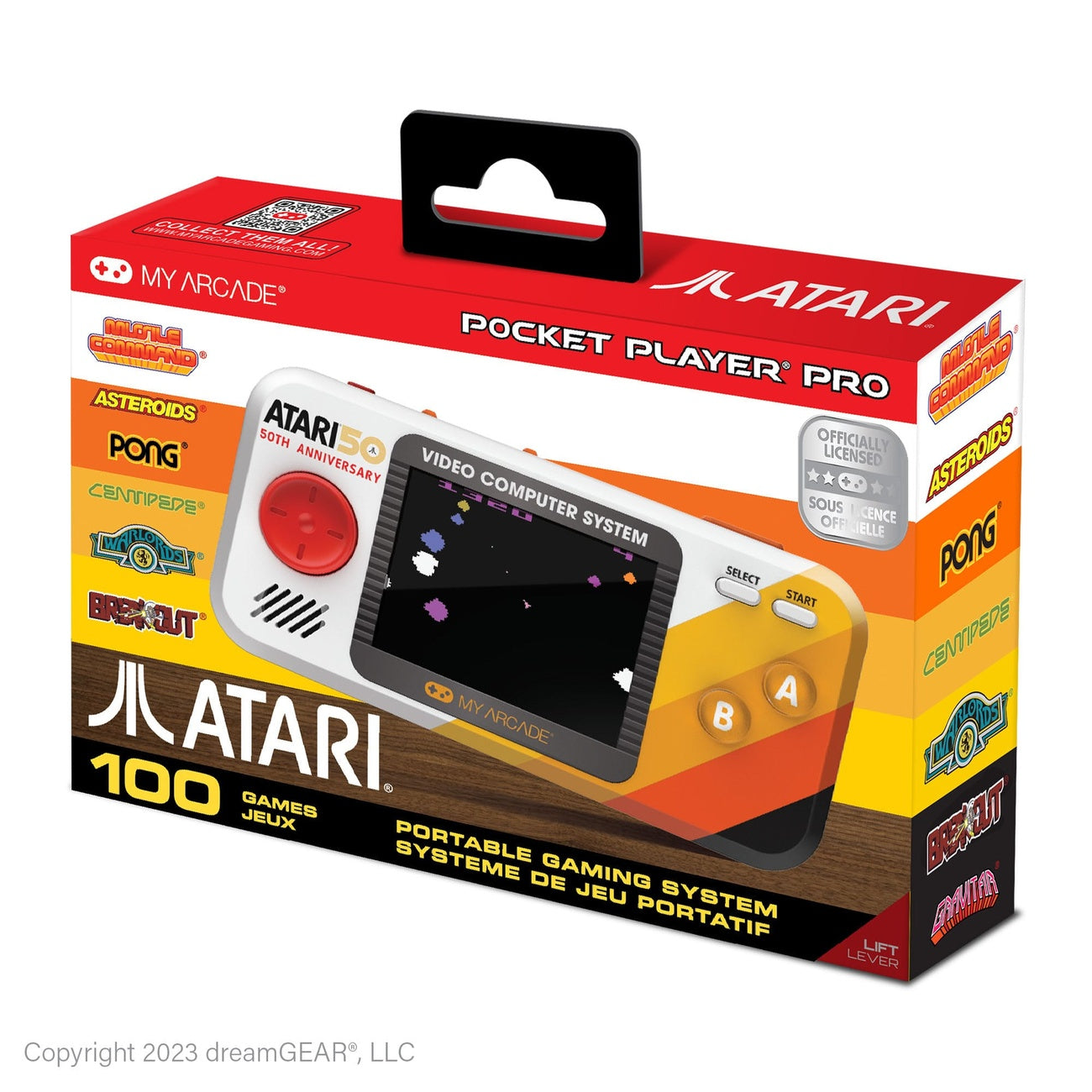 Imagen del producto Consola de juego portátil Atari Pocket Player Pro