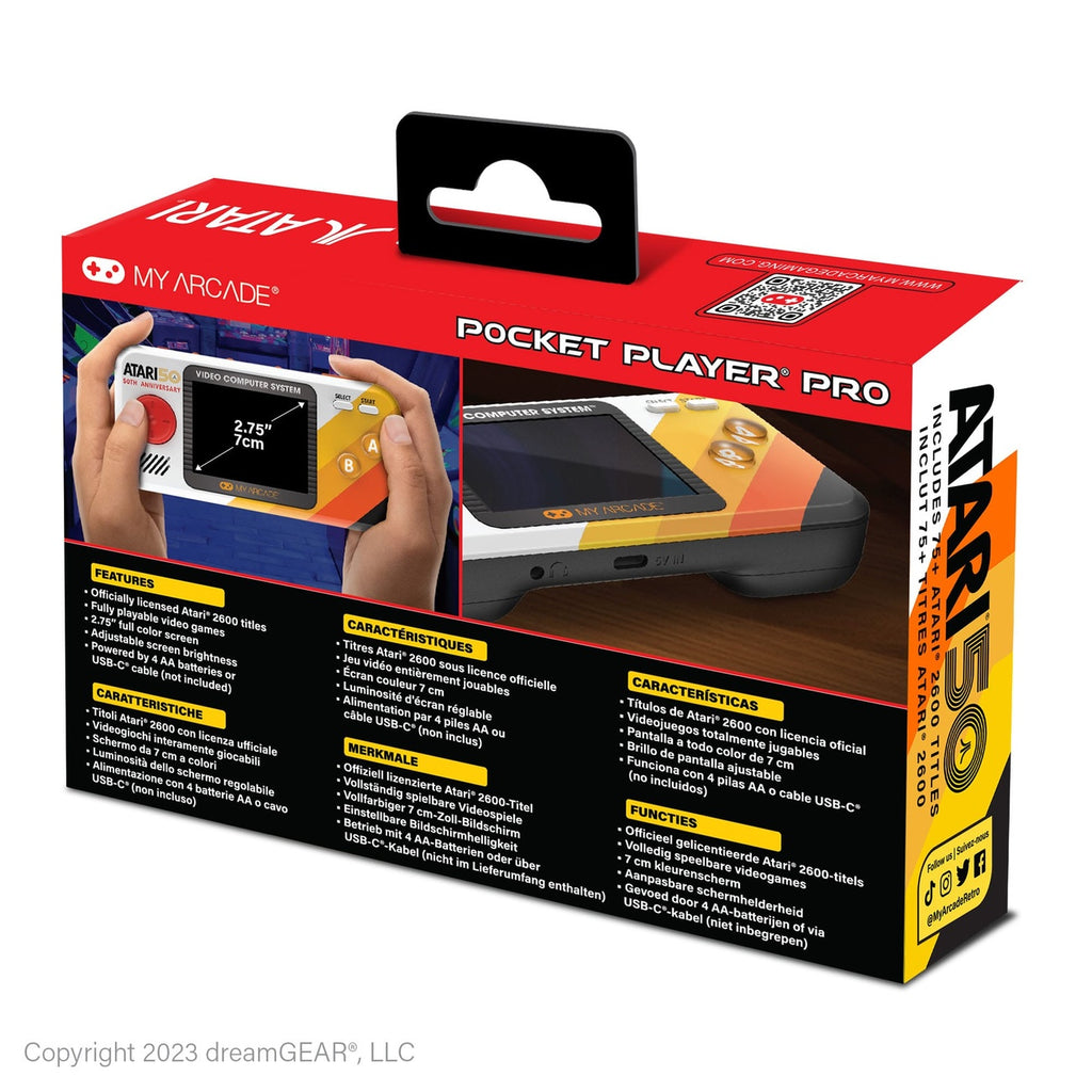 Imagen del producto Consola de juego portátil Atari Pocket Player Pro