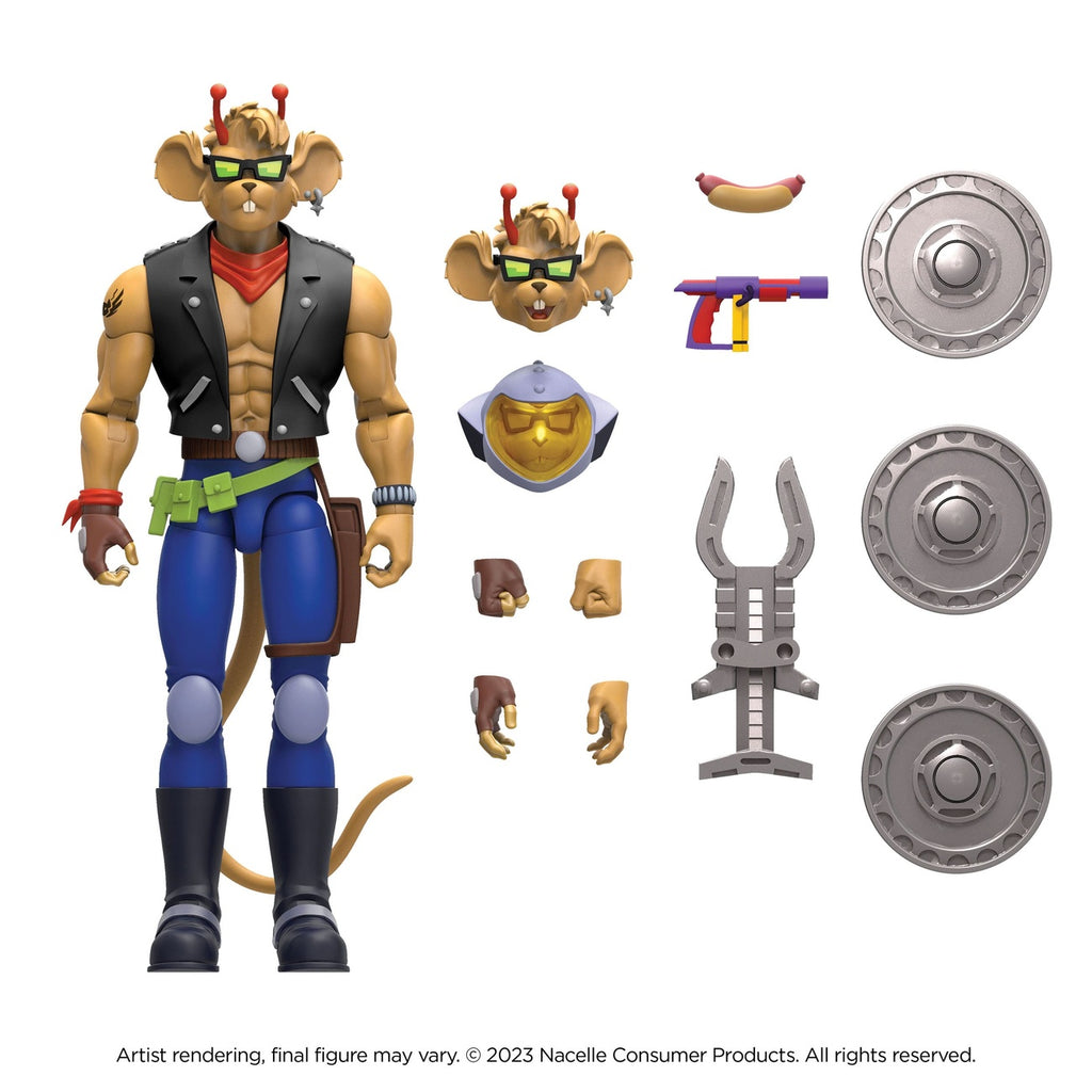 Imagen del producto Figura de acción Biker Mice From Mars Throttle 18 cm