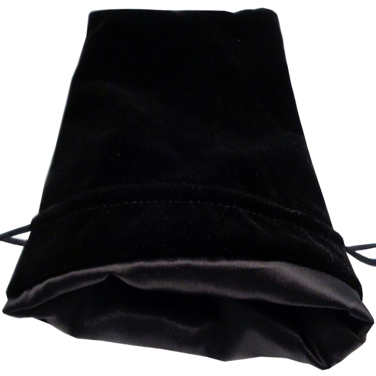 Product image FanRoll Dice Bag Velvet Black with Black Satin Large