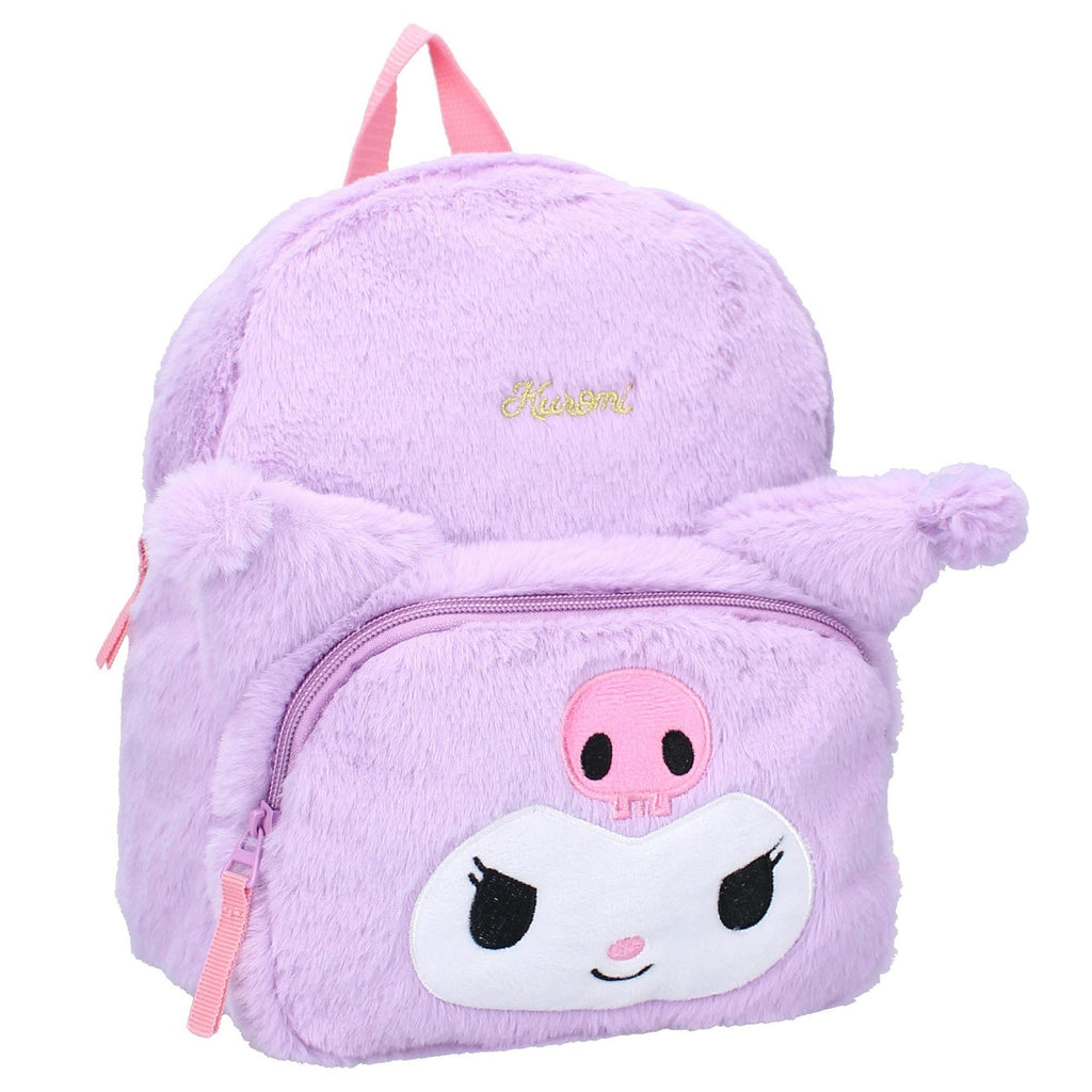 Imagen del producto Sanrio Mochila Kuromi Fluffy Festival Morado 26 cm