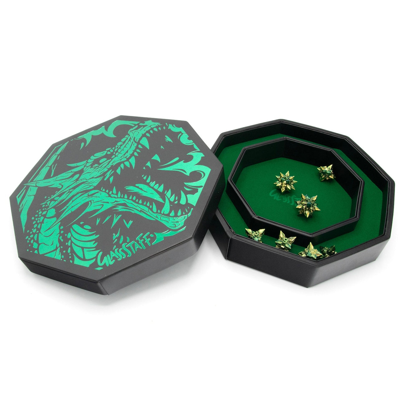 Imagen del producto CritStones Arena Bandeja de Dados Green Dragon