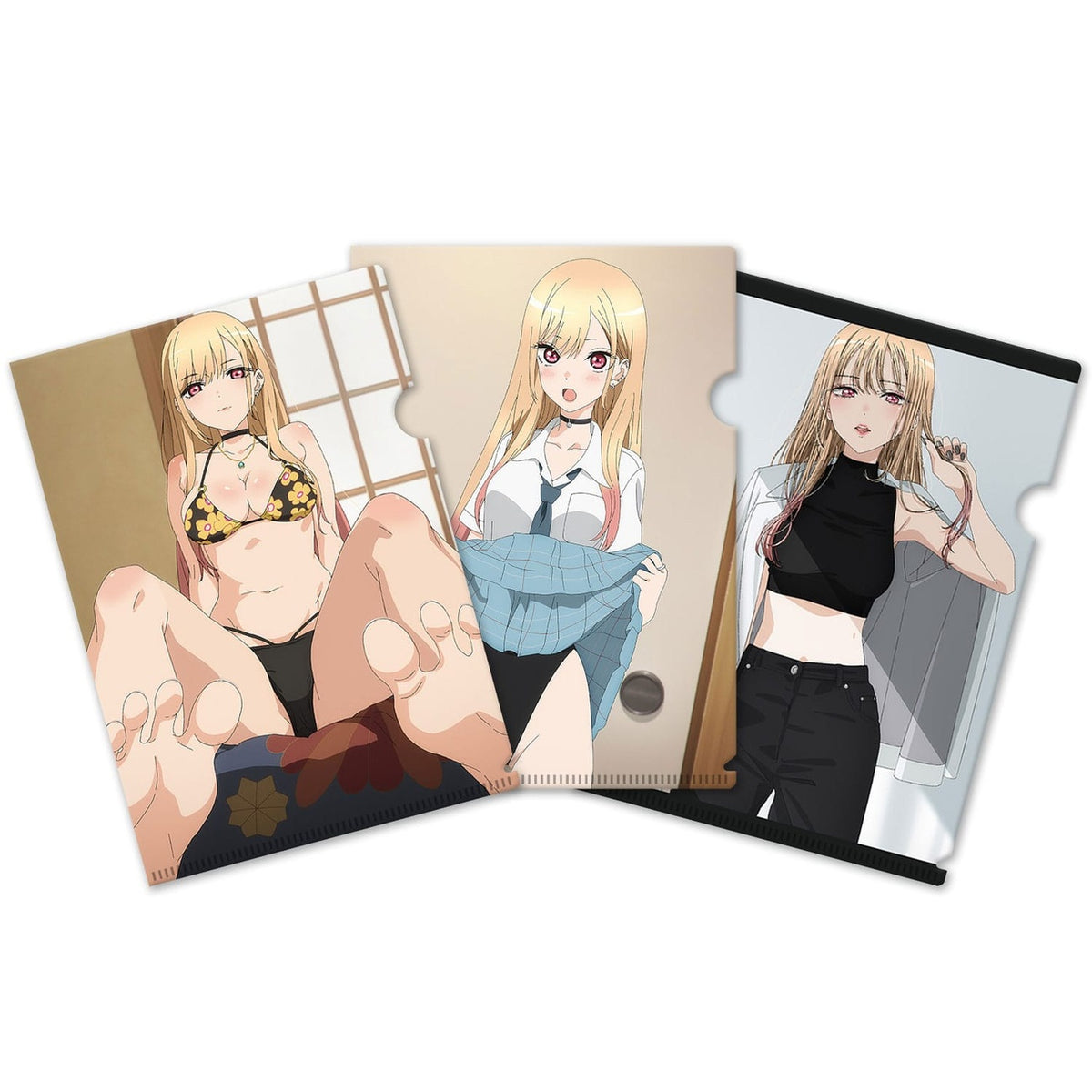 Imagen del producto My Dress-Up Darling Fundas transparentes para cartas 3-pack Ver. 01